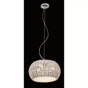 Image of Impex Rome Crystal Diffuser Pendant Ceiling Light