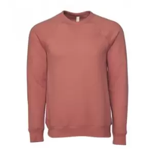 Image of Bella + Canvas Adults Unisex Sponge Fleece Sweatshirt (L) (Mauve)