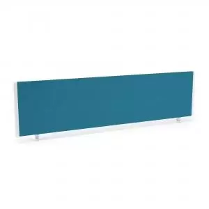 Image of ImpulseEvolve Plus Bench Screen 1600 Bespoke Maringa Teal White Frame