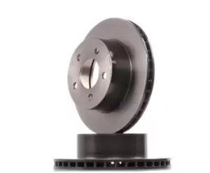 Image of PAIR PAINTED BREMBO BRAKE DISCS 09.7421.81