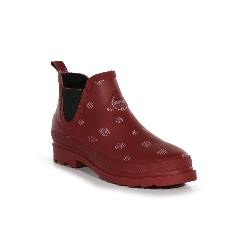 Image of Regatta Womens Lady Harper Wellies Cabernet Dot female 5 (38)