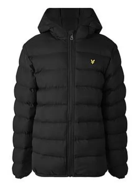 Image of Lyle & Scott Boys Padded Jacket - Black Size Age: 3-4 Years Black UVMX9 Unisex age: 3-4 YEARS