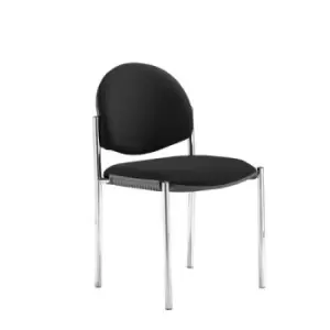 Image of Coda multi purpose chair and no arms and Black fabric