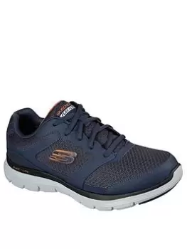 Image of Skechers Flex Advantage 4.0 Trainers - Navy, Size 9, Men
