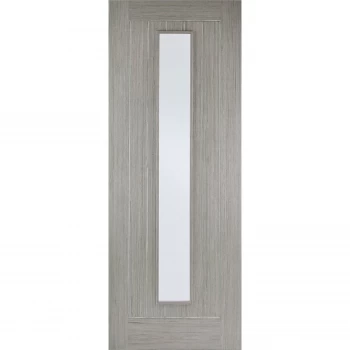 Image of Somerset Internal Glazed Prefinished Light Grey 1 Lite Door - 762 x 1981mm