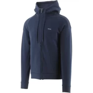 Image of BOSS Navy Saggy 1 Full Zip Hoodie