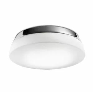 Image of Dec ceiling light, chrome and glass