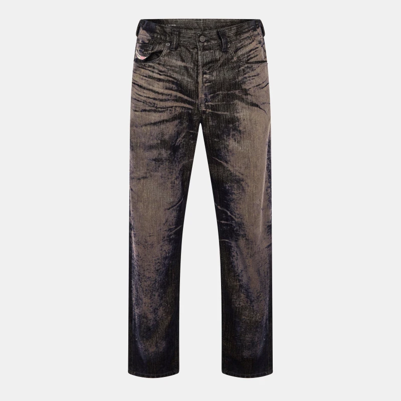 Image of Diesel Mens Straight Leg Jeans - Blue Male 30 R