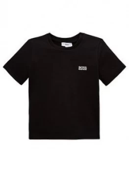 Image of Hugo Boss Classic Short Sleeve T-Shirt Black Size 8 Years Boys