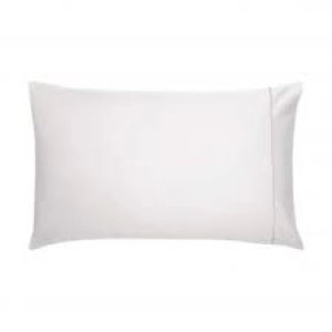 Image of Bedeck of Belfast Silver Egyptian Cotton Sateen 1000 Thread Count Fine Linens 'Tahra' Standard Pillow Case