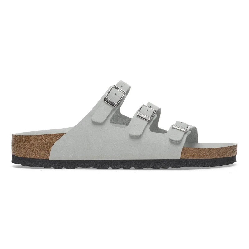 Image of Birkenstock Womens Florida Hex Flat Sandals Pure Sage female 5 (38)