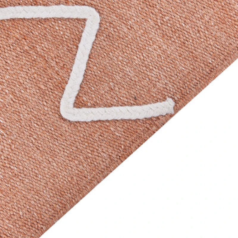 Image of Beliani Outdoor Rug Yavu Light Red 140 X 200 Cm