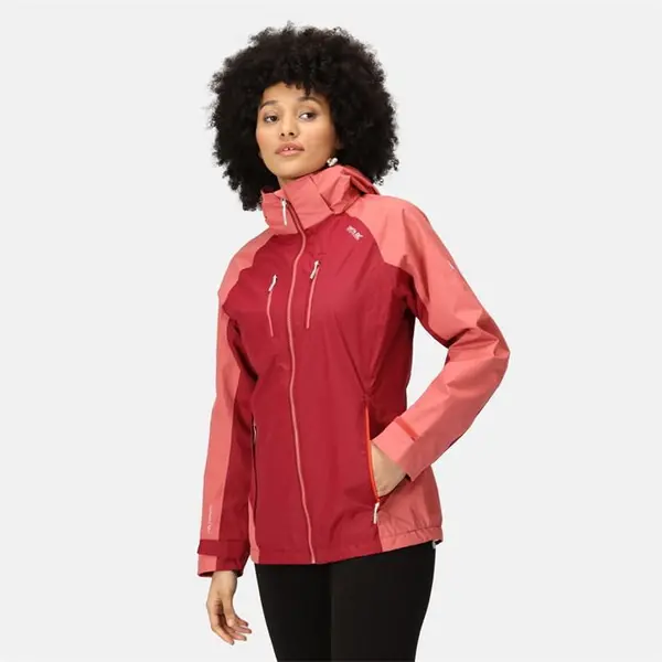 Image of Regatta Womens Calderdale IV Waterproof Jacket - Rumba Red/Mineral Red 16