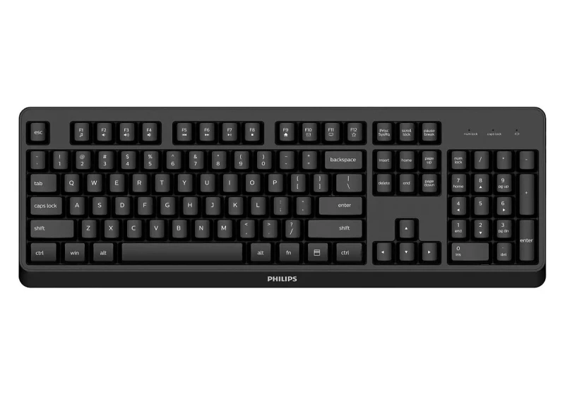 Image of Philips 3000 series SPK6307BL/40 keyboard Universal RF Wireless QWERTY English Black SPK6307BL/40