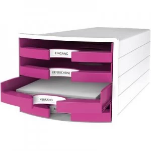 Image of HAN IMPULS 2.0 1013-56 Desk drawer box White A4, C4 No. of drawers: 4