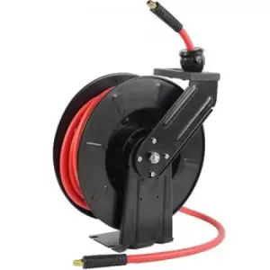 Image of VEVOR Air Hose Reel 1/2" x 50' Auto Rewind Hybrid Rubber Hose Retractable 300PSI