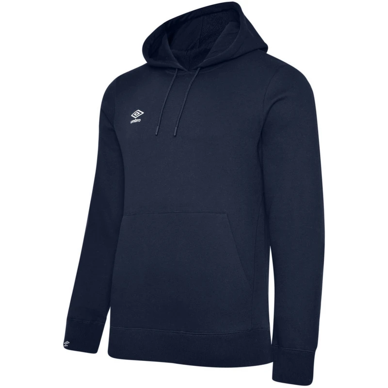 Image of Umbro Club Leisure Drawstring Hoodie in Navy Size: 11-12 Years Navy Unisex 11-12 Years
