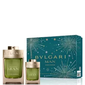 Image of Bvlgari Man Wood Essence Gift Set 100ml Eau de Parfum + 15ml Eau de Parfum