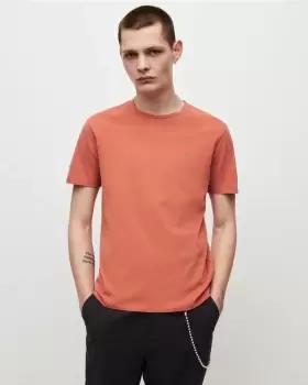 Image of AllSaints Brace Brushed Cotton Crew T-Shirt