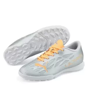 Image of Puma Ultra 4.2 Childrens Astro Turf Trainers - Silver