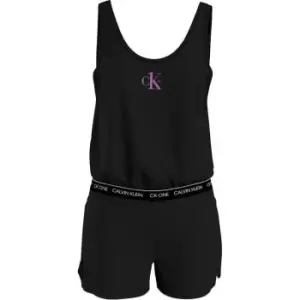 Image of Calvin Klein Swimwear Romper - Black