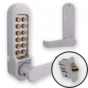 Image of Borg 5402 Combination Lock Flat Handles + Narrow Latch