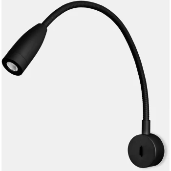 Image of Leds-c4 Lighting - Leds-C4 Bed - LED Wall Reading Light Black 160lm 3000K