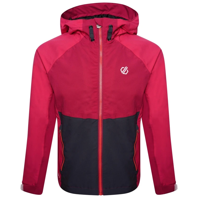 Image of Dare 2b Unisex Kids In The Lead Breathable Waterproof Jacket Duches/Berry unisex 13 (XL)
