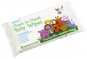 Image of Cheek to Cheek Baby Wipes Fragrnce Free Flowpack of 72