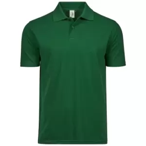 Image of Tee Jays Mens Power Pique Organic Polo Shirt (XL) (Forest Green)