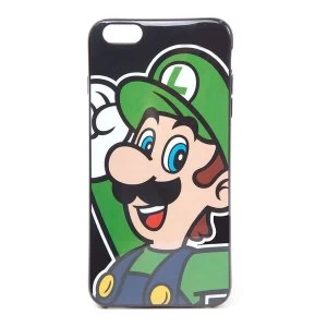 Image of Nintendo - Luigi Face Apple iPhone 6 Plus Phone Cover