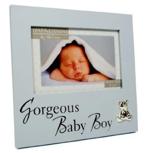 Image of 6" x 4" - Gorgeous Baby Boy Photo Frame