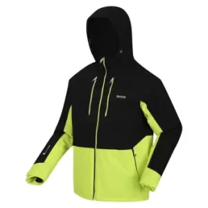 Image of Regatta Highton Stretch Padded Jacket III - Blk/BriKiwi