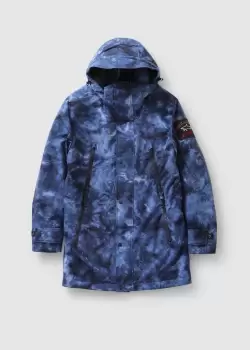 Image of Paul & Shark Mens Typhoon Lunar Parka In Blue