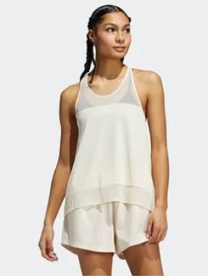 Image of adidas Training Heat.rdy Mesh Tank Top, White Size M Women