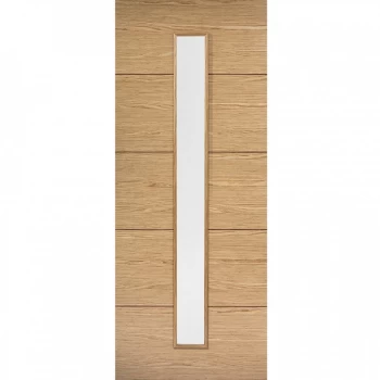 Image of LPD Lille Fully Finished Oak Glazed Internal Door - 1981mm x 762mm (78 inch x 30 inch)