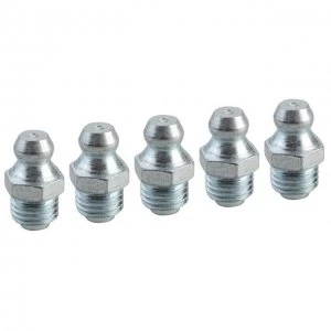 Image of Faithfull Grease Nipple Straight M8 x 1.0 (Pack 5)