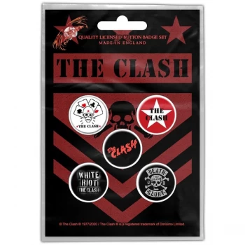 Image of Clash - The - London Calling Button Badge Pack