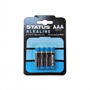 Image of Status AAA Alkaline Batteries - 4 Pack