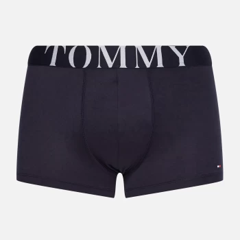 Image of Tommy Hilfiger Mens Waistband Logo Trunks - Desert Sky - M