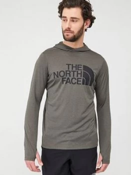 Image of The North Face 24/7 Big Logo Hoodie - Taupe, Size XL, Men