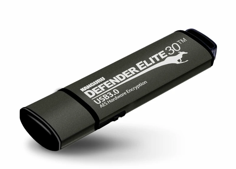 Image of iStorage iStorage Kanguru Defender Elite30 USB 3.0 512GB| Secure Flash Drive FIPS 197 Certified, 256-bit AES Hardware encryption (XTS Mode) TAA C