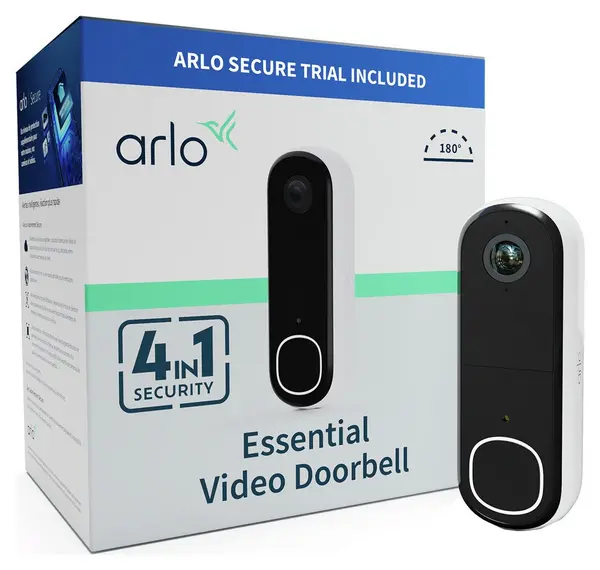 Image of Arlo Arlo Essential HD WiFi 4-in1 Smart Video Doorbell