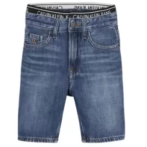 Image of Calvin Klein Jeans AUTHENTIC LIGHT WEIGHT boys's Childrens shorts in Blue - Sizes 8 years,10 years,14 years,16 years