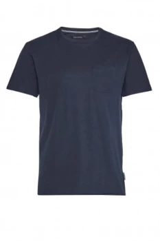 Image of Mens French Connection Rough Jeans T Shirt Blue