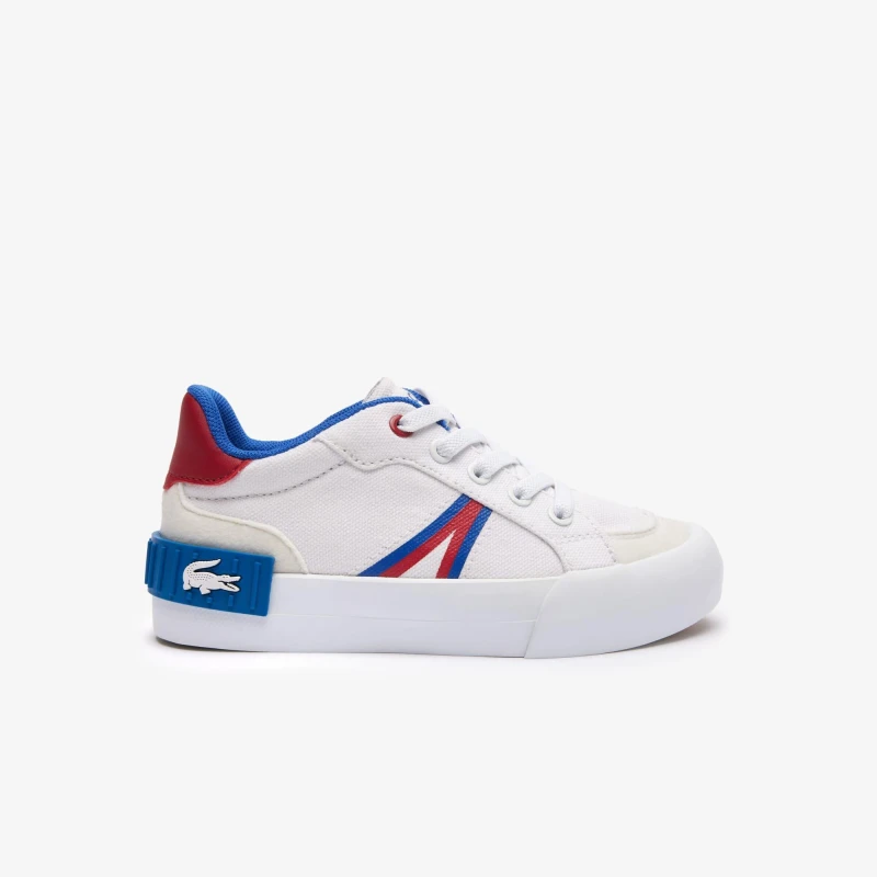 Image of Lacoste L004 Trainers White Red male 4 infant
