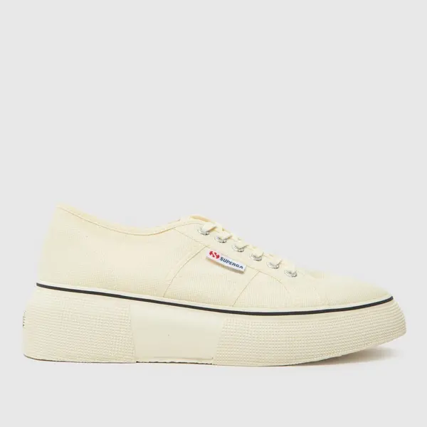 Image of Superga 2750 bubble line trainers in beige Beige UK 5 (EU 38)
