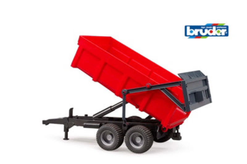Image of Bruder Bruder 1:16 Tipping trailer (red) Detailed Vehic Multi unisex 01:16