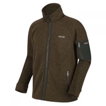Image of Regatta Garret Heavyweight Full Zip Fleece - CamoGr/BayLf