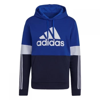 Image of adidas Essentials Fleece Colorblock Sweatshirt Mens - Bold Blue / White / Legend Ink